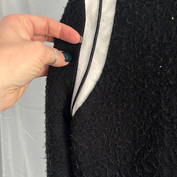 Cupcakes and cashmere Black and White Varsity Jacket - Picture 3 of 4
